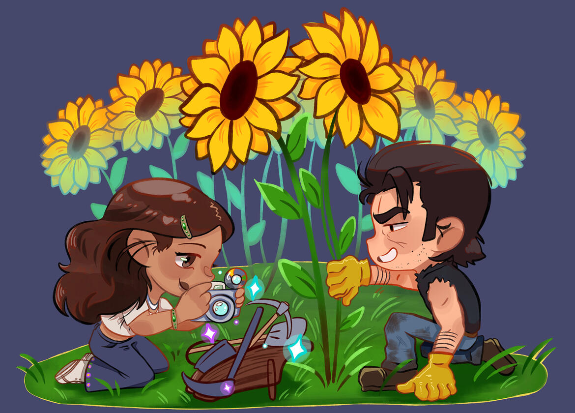 Maria and Johnny - Stickers